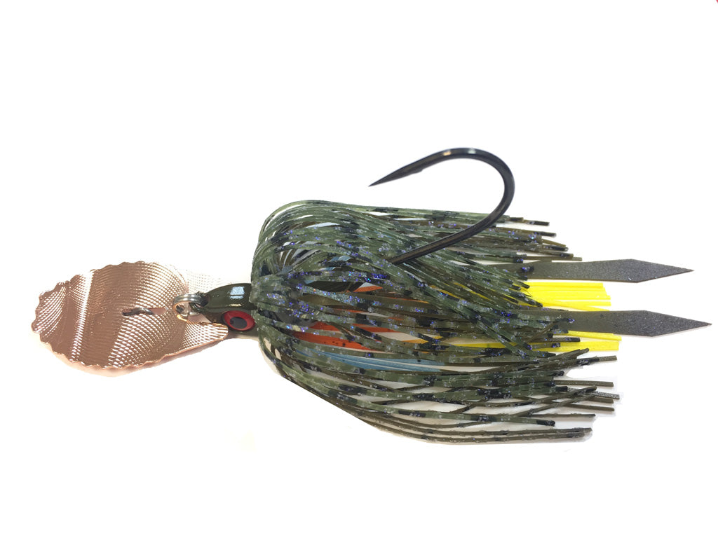 bladed jig fishing lures BIM Tackle Roaring Lion Chatterbait and other shallow cover while the realistic 3D eyes and premium skirt create a lifelike profile that pulses and flares with every change in retrieve speed Rapture Vibrating Jig - Omega