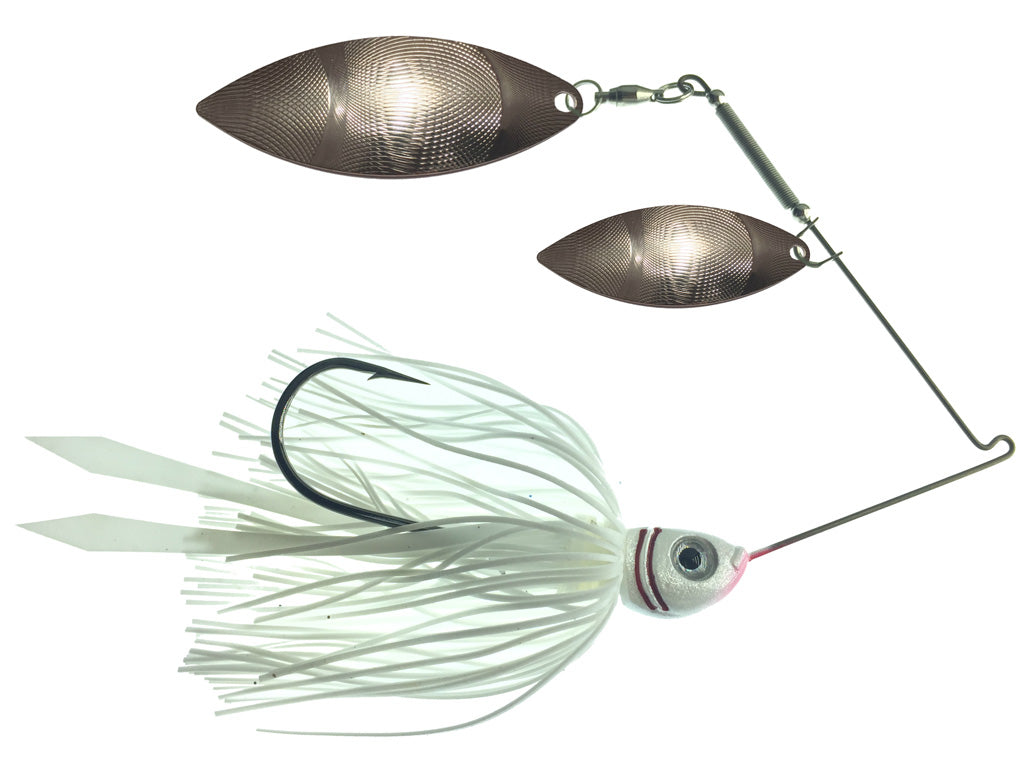 blades fishing lures Spinnerbait White Shad – Advantage Bait